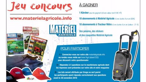 Gagnez un Kärcher grâce au quizz Matériel Agricole