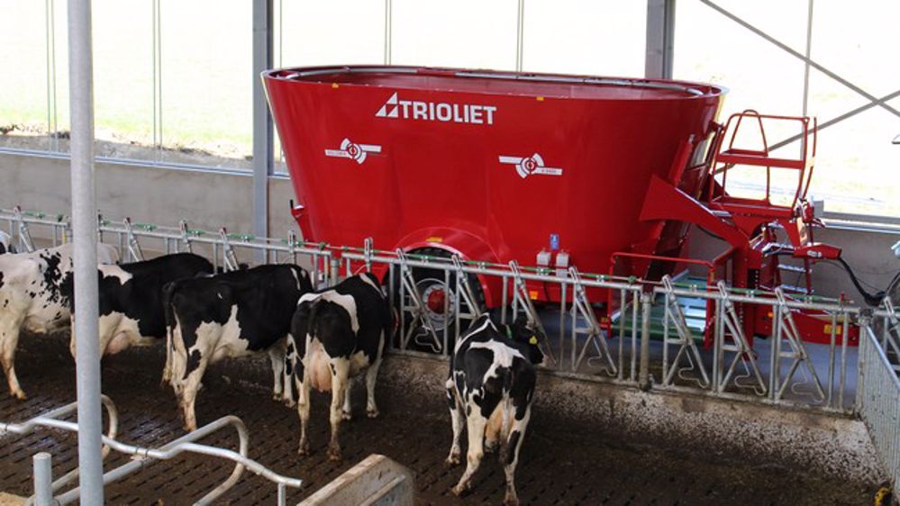 Deux remorques mélangeuses de grande capacité chez Trioliet Deux remorques mélangeuses de grande capacité chez Trioliet