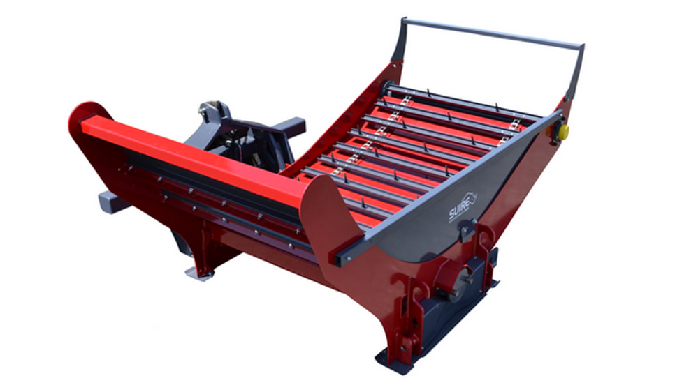 Le Rollpick F d'Eurotechnics Agri pour charger et dérouler Le Rollpick F d'Eurotechnics Agri pour charger et dérouler