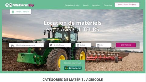 La plateforme Wefarmup.com pour partager son matériel