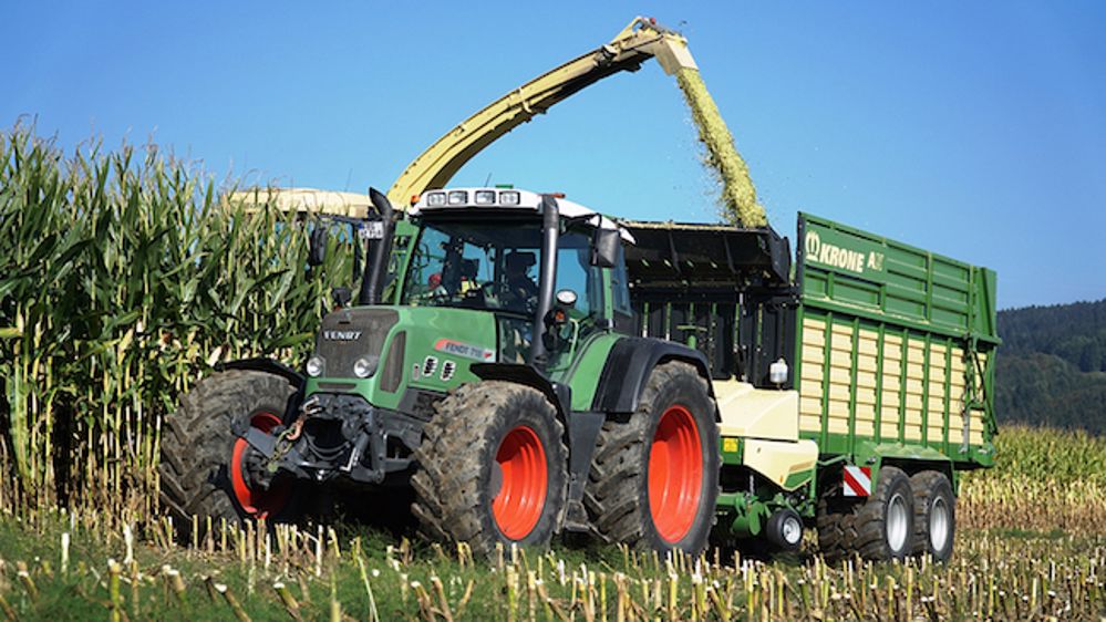 Un rotor hacheur sur les remorques Krone AX Un rotor hacheur sur les remorques Krone AX