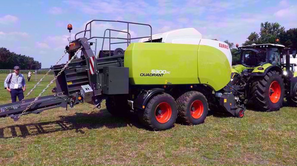 La pesée sur les presses à haute densité Claas Quadrant La pesée sur les presses à haute densité Claas Quadrant
