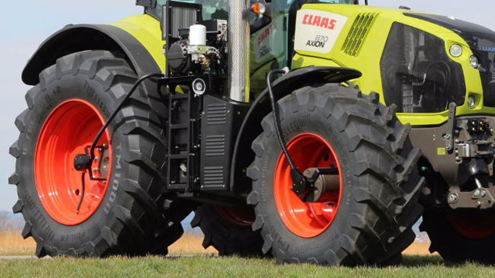 Claas contrôle la pression Claas contrôle la pression