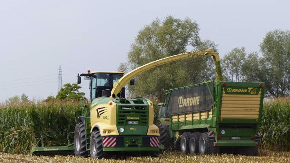 Le transport pousse Krone Le transport pousse Krone