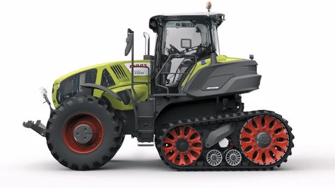 Le Claas Axion 900 Terra Trac soigne traction et confort