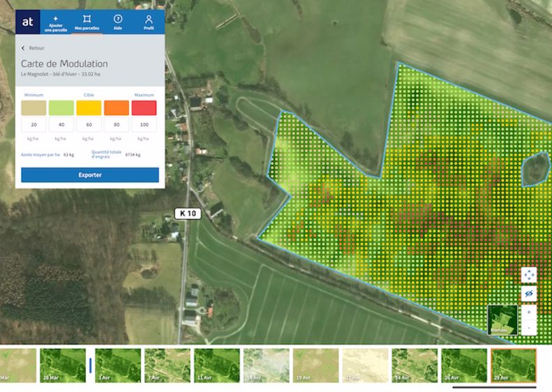 Yara : Atfarm pour piloter la fertilisation azotée Yara : Atfarm pour piloter la fertilisation azotée