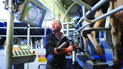 Le roto DeLaval E100 pour les fermes familiales Le roto DeLaval E100 pour les fermes familiales