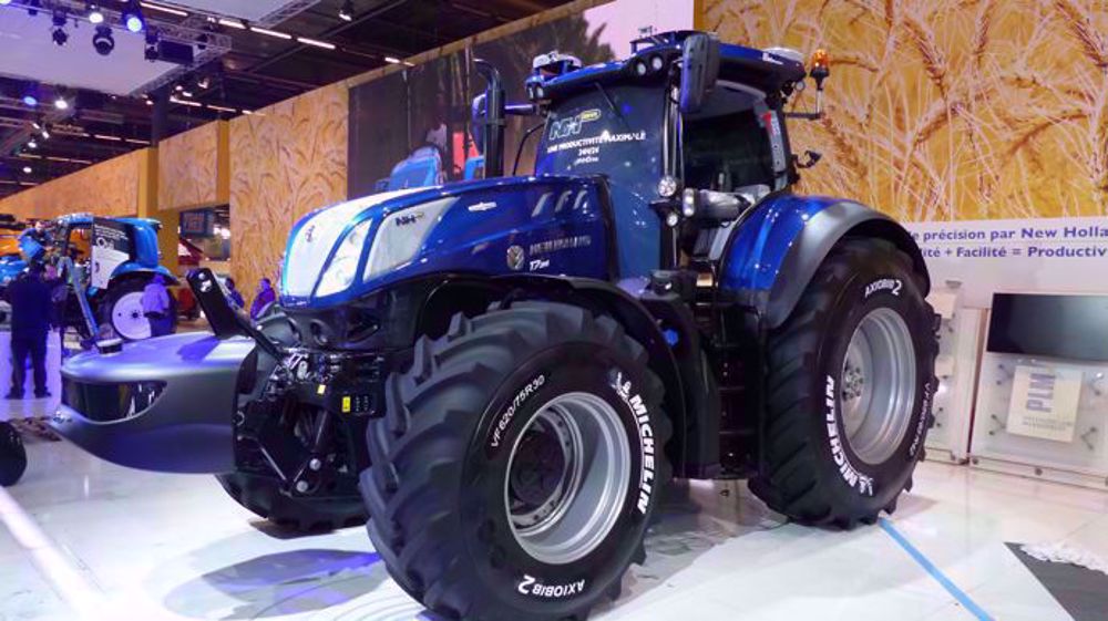 Le Stage V en marche pour New Holland Le Stage V en marche pour New Holland