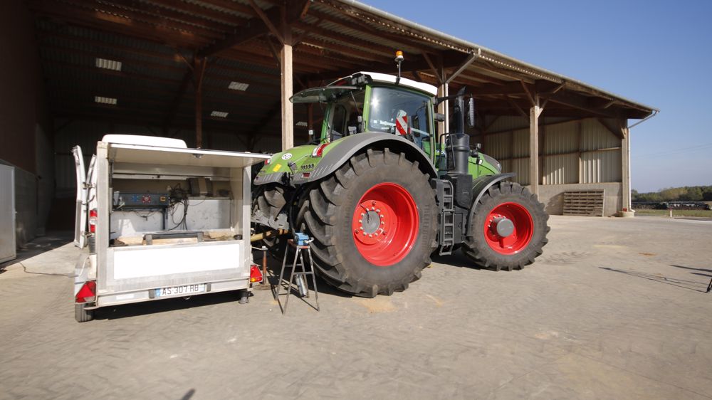 Fendt 1046 Vario : les mesures (partie 3) Fendt 1046 Vario : les mesures (partie 3)
