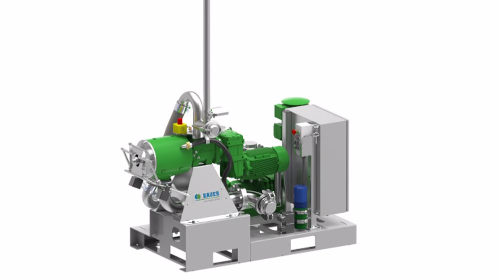 Un séparateur de phases Bauer compact Un séparateur de phases Bauer compact