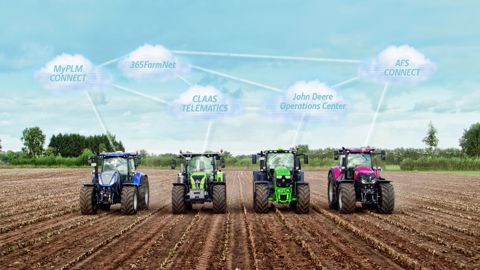 Claas, John Deere, CNH Industrial autour de DataConnect Claas, John Deere, CNH Industrial autour de DataConnect