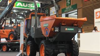 Ausa : un dumper sur pneus électrique
