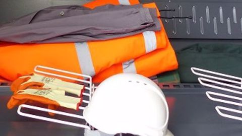 La Sekobox sèche les vêtements de travail La Sekobox sèche les vêtements de travail