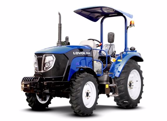 Un des tracteurs de la marque Lovol. tracteur Lovol distribution en France par Eurotek