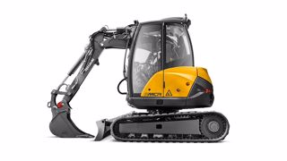 Modèle de pelle skid à chenilles 6MCR.