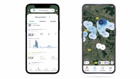 Téléchargeable sur les stores d'applications, la nouvelle application Weenat est connectable avec divers outils d’aide à la décision Téléchargeable sur les stores d'applications, la nouvelle application Weenat est connectable avec divers outils d’aide à la décision