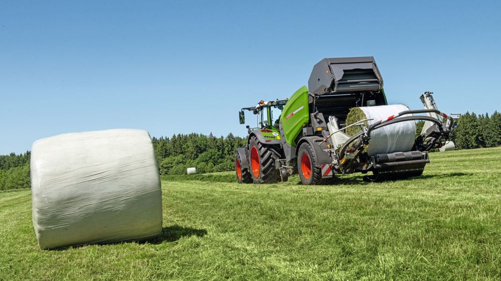 Fendt : les presses à balles rondes Rotana s’équipent du liage film