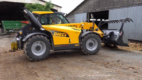 Dieci Agri Plus 42.7 VS Evo2 : Une cabine suspendue Dieci Agri Plus 42.7 VS Evo2 : Une cabine suspendue