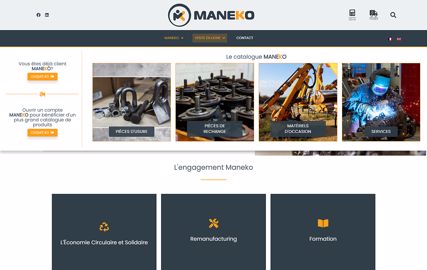 Site e-commerce Maneko