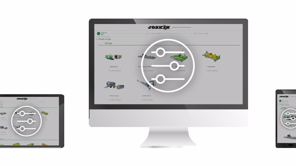 Un configurateur en ligne chez Joskin Un configurateur en ligne chez Joskin