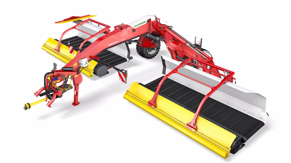 Pöttinger Mergento : l’Autrichien parmi les fabricants d’andaineurs à tapis