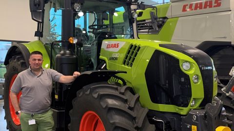 Philippe Royet, responsable des ventes spéciales et marchés chez Claas Philippe Royet, responsable des ventes spéciales et marchés chez Claas