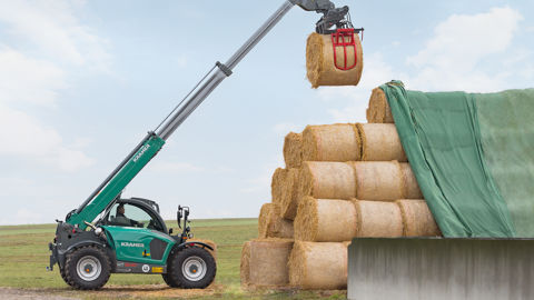 9,5 m de hauteur de levage pour le chariot télescopique Kramer KT3610 9,5 m de hauteur de levage pour le chariot télescopique Kramer KT3610