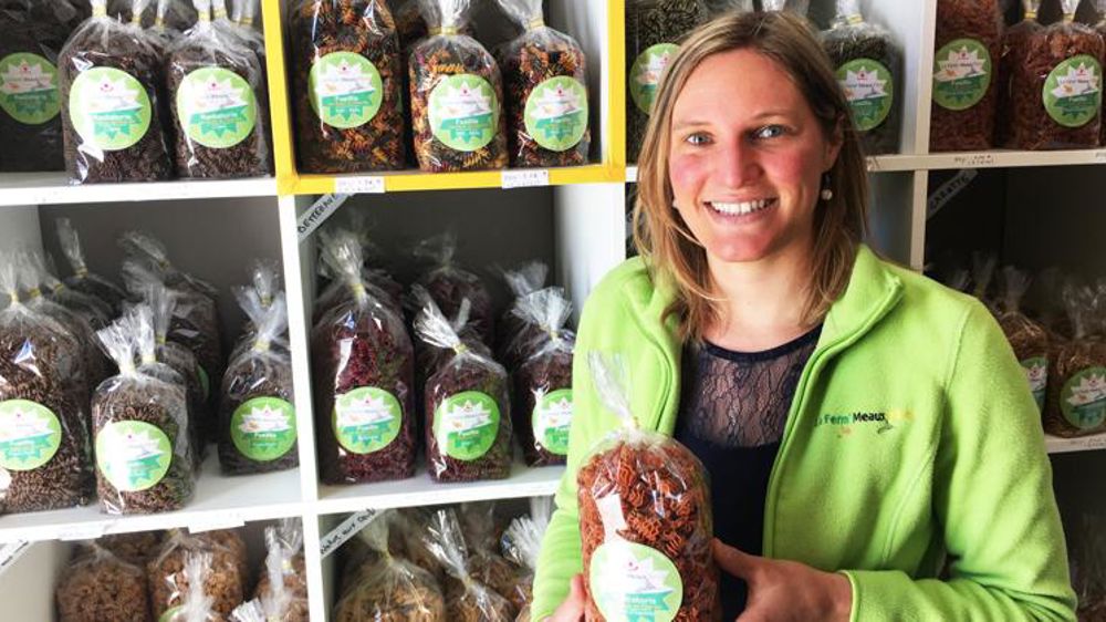 Du blé dur transformé en pâtes sèches et fraîches