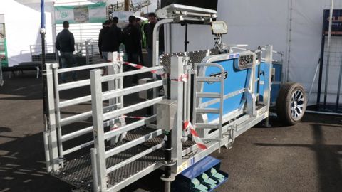 Une cage de contention mobile pneumatique