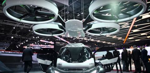 Concept PopUp présenté par Airbus et Italdesign au salon de Genève en 2017 © Youtube
