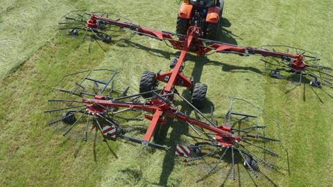 Une solution pour des andains parfaitement droits Une solution pour des andains parfaitement droits
