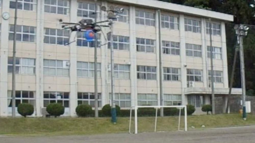 Un pistolet à bulles embarqué pour polliniser