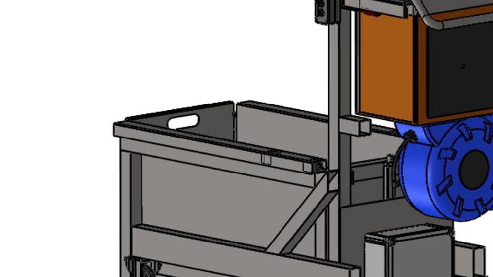 Un chariot de soin pour les porcelets