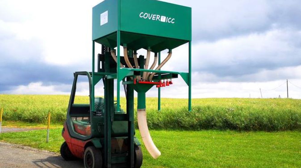 Une trémie pour mélanger les couverts