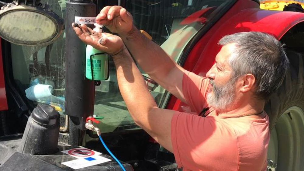 Un dispositif de lavage des mains