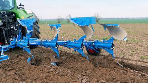 Lemken présente la charrue Carbon Farming. © Lemken