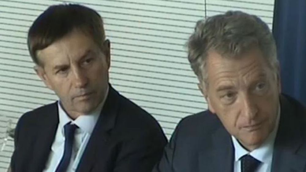 Les députés Joaquim Pueyo (PS, à gauche) et Hervé Gaymard (LR). © Assemblée nationale