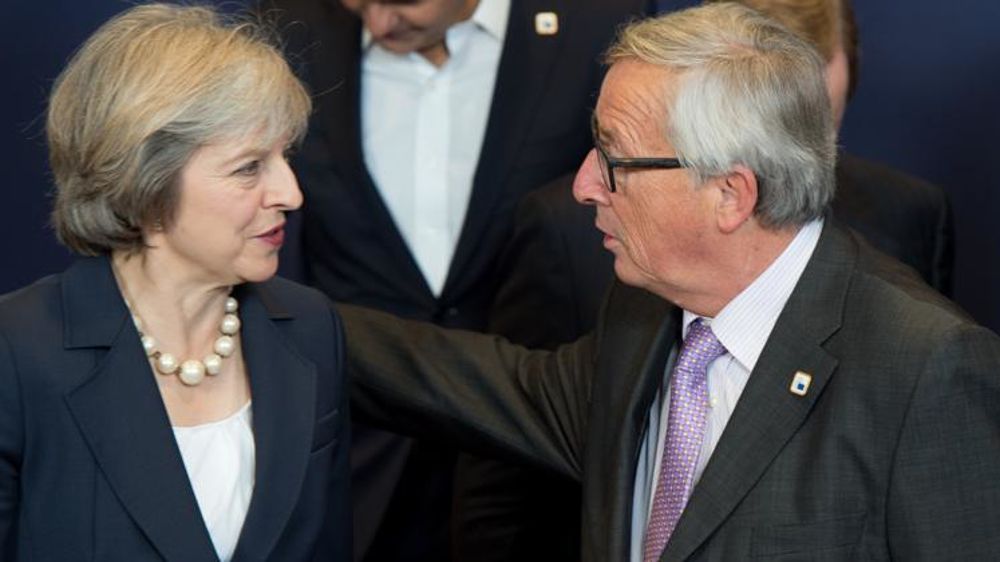 Theresa May, Premier ministre britannique, et Jean-Claude Juncker, président de la Commission européenne. © Union européenne