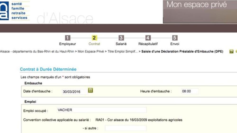 Tutoriel MSA pour embaucher en quelques clics