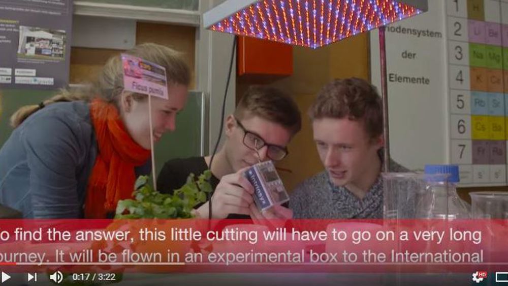 Des boutures en route pour la station spatiale internationale