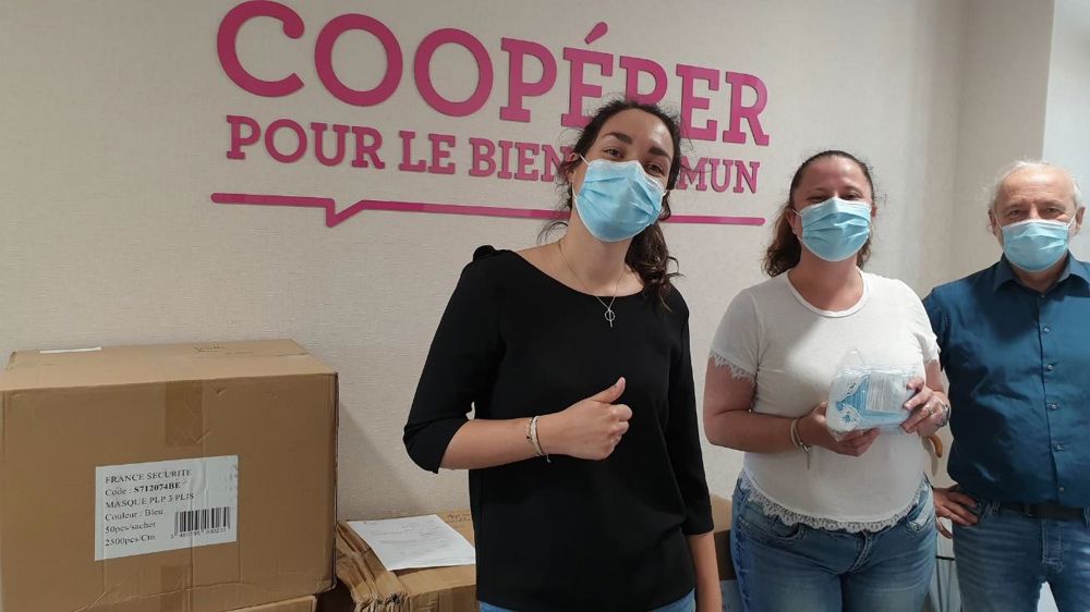 100 000 masques pour les coopératives