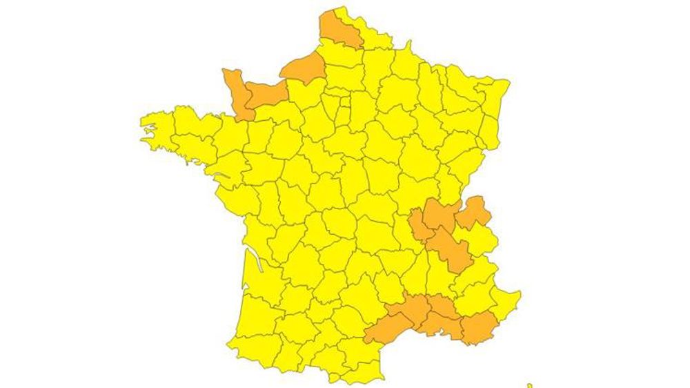 Treize départements en alerte pour des orages