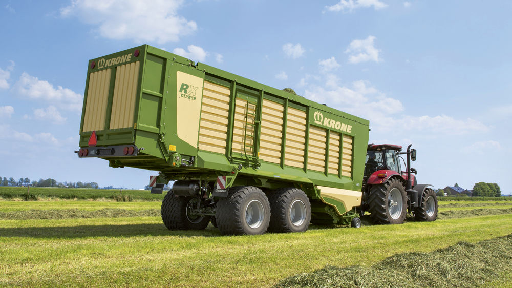 Trois modèles de remorques autochargeuses RX à châssis unique