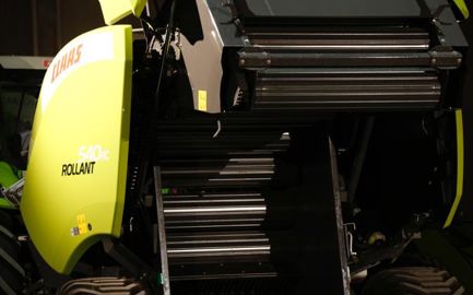 Les rouleaux de la Rollant 540 sont plus épais et au nombre de 15, soit un de moins que sur la version précédente. l.coassin