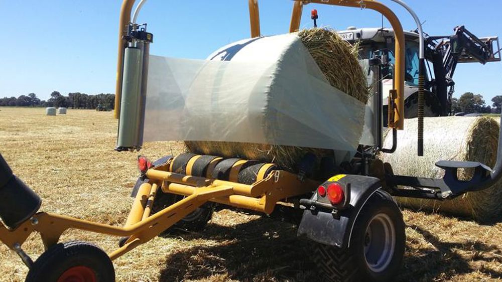 Une enrubanneuse à grande vitesse