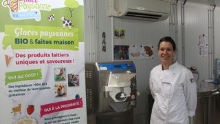La création de glaces est un réel plaisir et nous valorisons ainsi le lait de notre ferme, explique Mathilde Roger-Louët. La création de glaces est un réel plaisir et nous valorisons ainsi le lait de notre ferme, explique Mathilde Roger-Louët.