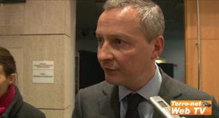 Bruno Le Maire, à l'issue de son discours de clôture du Sommet du végétal organisé par Orama les 18 et 19 janvier 2012.