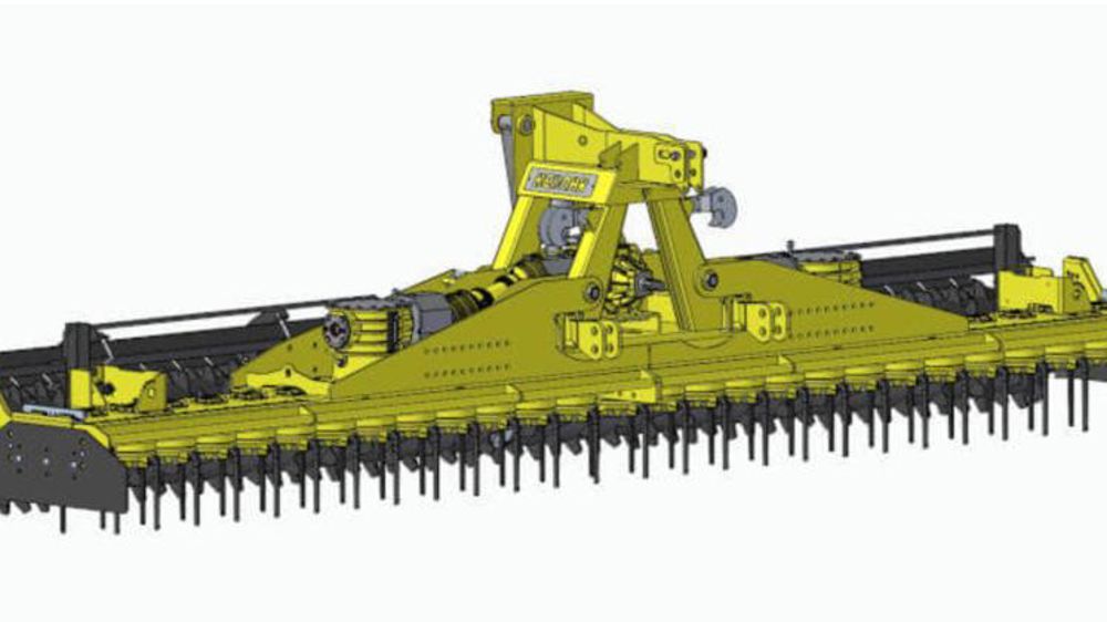 Bednar se met à la herse rotative