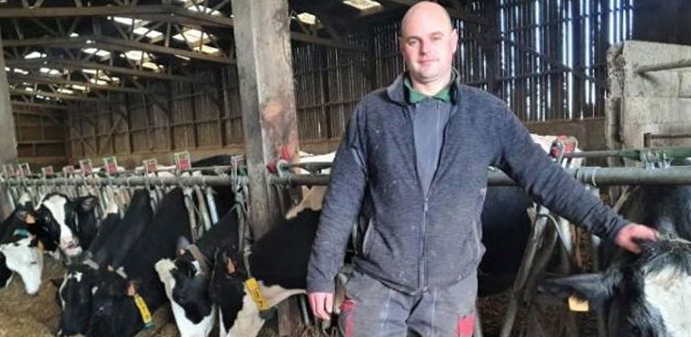 Vincent Verschuere, éleveur  à Saint-Aubin-en-Bray dans l’Oise. Vincent Verschuere, éleveur  à Saint-Aubin-en-Bray dans l’Oise.