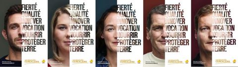 Cinq céréaliers ont été sélectionnés pour incarner la campagne de communication « Les nouveaux céréaliers » de l’AGPB.